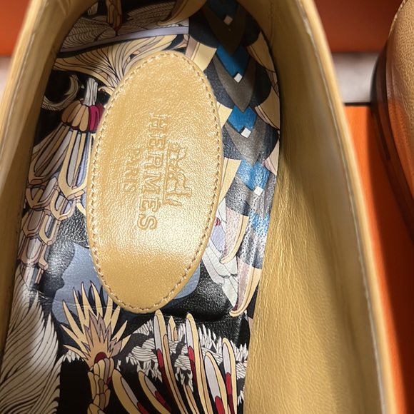 Hermes ancora loafers leather beige - Picture 5 of 10